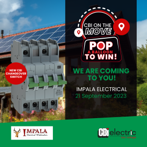 CBI On the move invite for Impala Electrical Wholesalers